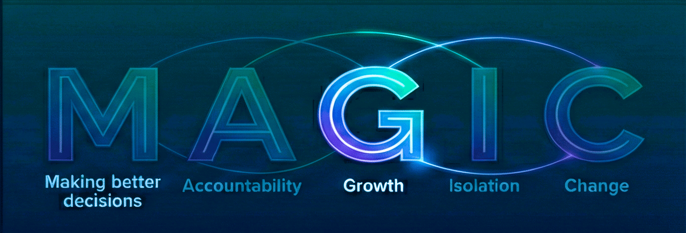 Leader standing at a crossroads symbolizing personal and business growth supported by peer advisory guidance.